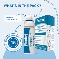 Flexitol Freeze-It Verruca and Wart Treatment, 50ml - Treats Verrucas and Warts with Deep Freeze Technology, Contains 15 Applications per Pack, Fast-Acting Solution for Quick and Effective Relief