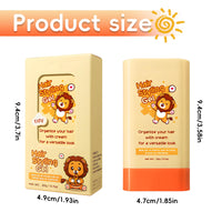 Generic Kids Hair Wax Stick, 2-in-1 Design with Built-In Comb, Moisturizing Non-Greasy Hair Styling, Easy to Use, Portable and Compact for Kids