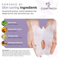Clear Patch Bikini Bliss Glow Vajacial Butterfly Mask Hydrating & Soothing Hydrogel Mask for Bikini Area Post-Shaving & Waxing Care Infused with Hyaluronic Acid & Aloe Vera for Soft Skin (Pack of 1)