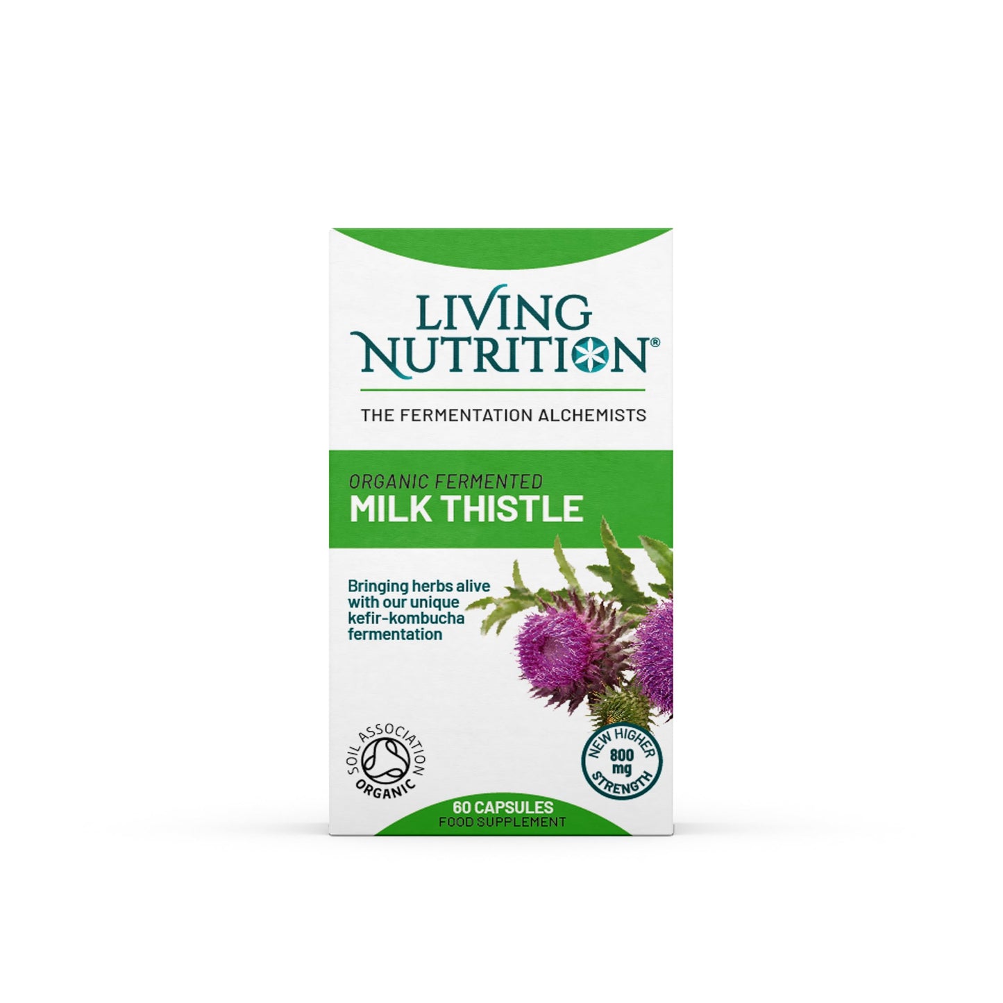 Living Nutrition Organic Fermented Sprouted Milk Thistle