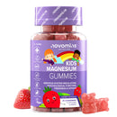 novomins Kids Magnesium Gummies - 546 Mg Magnesium Citrate Providing 60 mg of Magnesium - Alternative to Magnesium Glycinate – 30 Gummies - 1 Month Supply Magnesium Supplements - Vegan - Gluten Free - Novomins