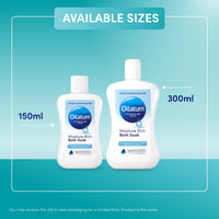 Oilatum Moisture Rich Bath Soak, For Dry, Itchy, Sensitive and Eczema-prone Skin, Soothes, Hydrates and Relieves Dryness, Protects the Skin, Suitable for Everyday Use, 1 x 300ml