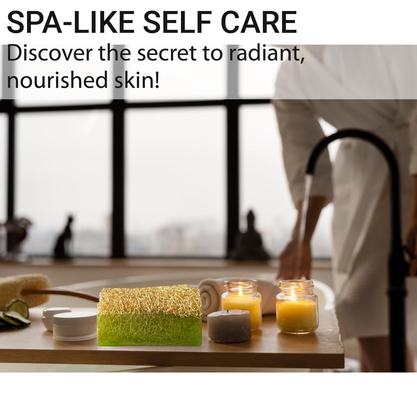 STORELUXY 130gr Aloe Vera Soap Bar With Pumpkin Fiber Natural Handmade Loofah | Oil Balance, Reduces Dryness, Collagen, Cures Blackheads and Acne, Vitamins C and E, Anti Ageing Skincare