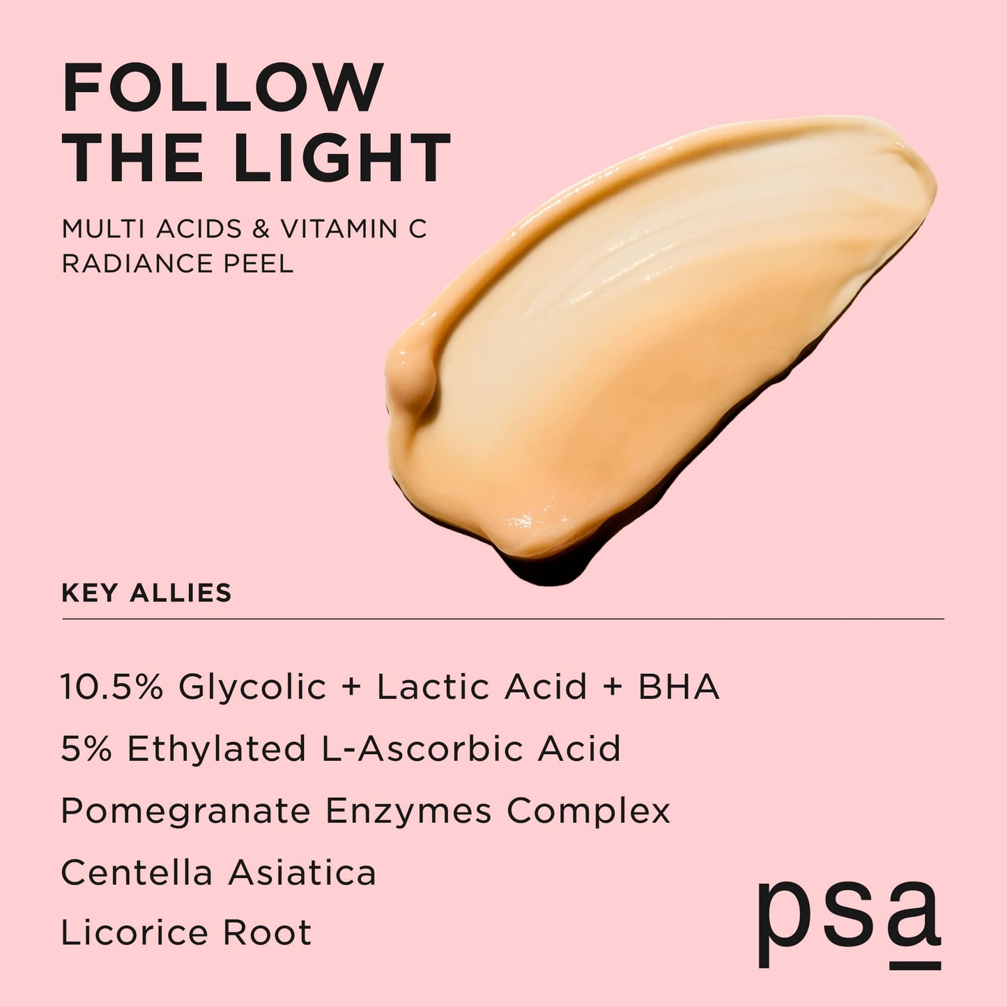 PSA Follow The Light Multi Acids & Vitamin C Radiance Peel 50 ml