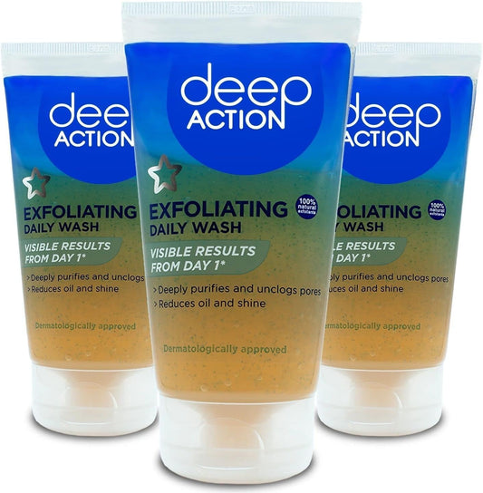 Generic Salicylic Acid Exfoliating Face Wash (Pack of 3) – Clearer Skin from Day 1 | Unclogs Pores, Controls Oil & Shine | Cruelty-Free & Dermatologist Approved