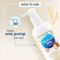 Oilatum Baby Naturally Nourishing Cream, Enriched with Natural Oatmeal, Provides Relief and Hydration for Up To 24 Hours, For Dry, Itchy and Eczema-Prone Skin, Suitable to Use from Birth, 1 x 350g