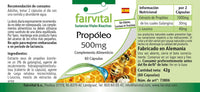Fairvital | Bee propolis capsules - 500mg - HIGH DOSAGE - 3 x 60 capsules
