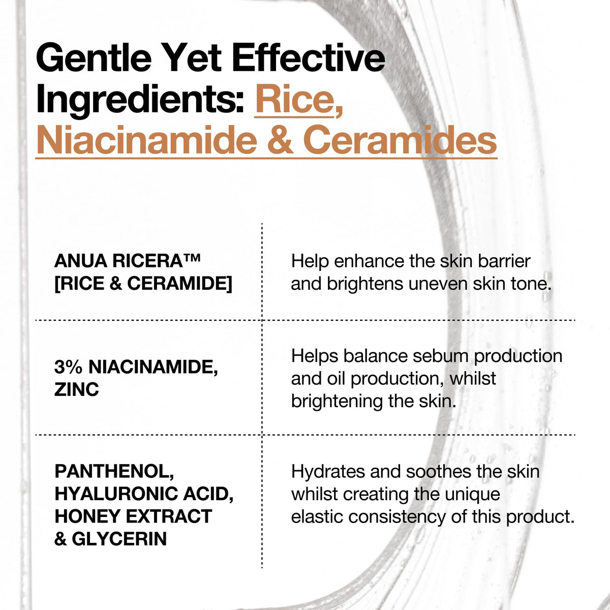 ANUA Anua Rice Ceramide 7 Hydrating Barrier Moisturizing Face Serum, 50ml