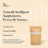 The Naked Pharmacy | Natruflex | Joint & Muscle Pain Relief | Aids Sports Performance | Natural Turmeric and Black Pepper Capsules | High Strength | No Additives | Vegan | 60 Capsules