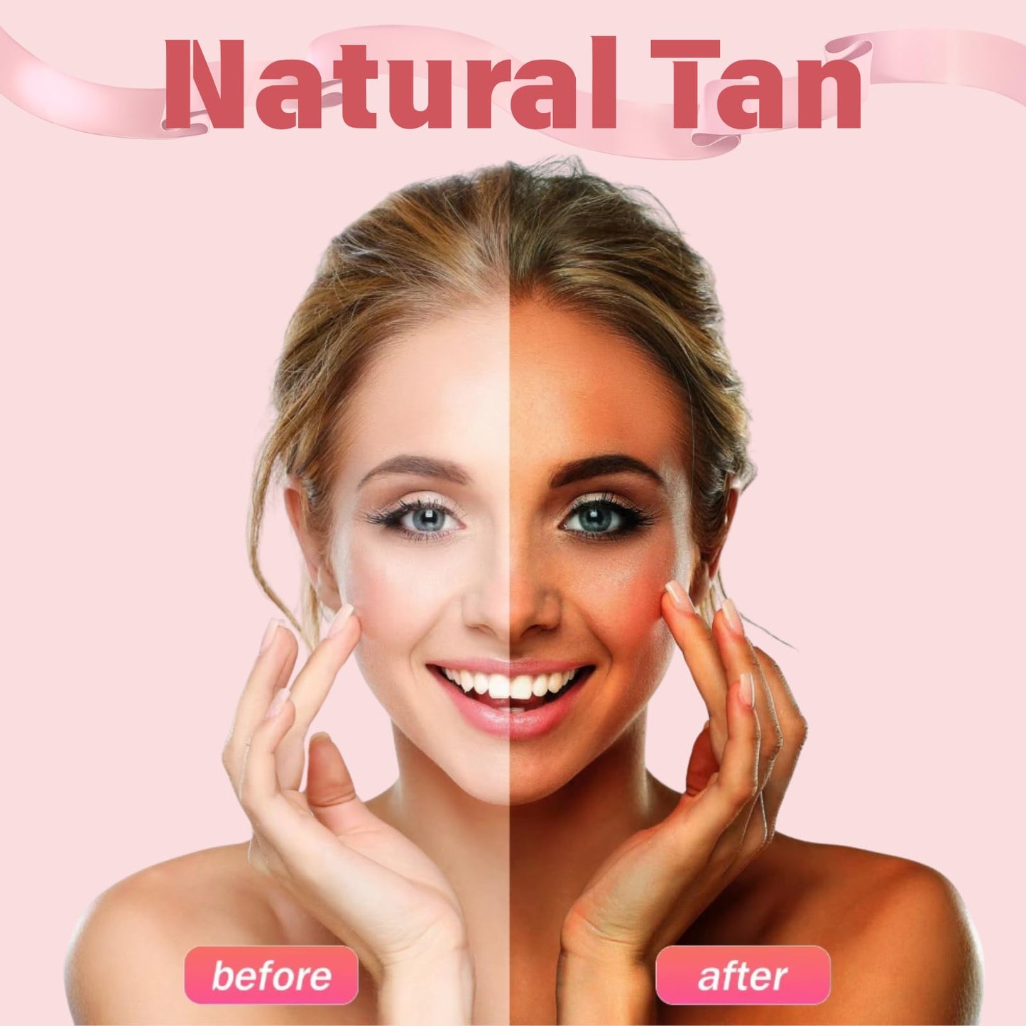 Watermelon Tanning Cream-For Sunbed Use & Outdoor Sun Tanning Accelerator-Nourishing Body with Natural Formula-Extreme Intensifying Tanning Gel, Long-Lasting Hydrating 100g