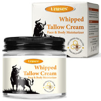 Uruses Beef Tallow Honey Cream, Beef Tallow Skin Care for Body and Face, Long-lasting Moisturizing, Reducing Face Fine Lines, Anti-aging, Strengthening Skin Barrier, Anti-dryness Hand & Foot Cream - 60g