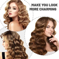 Honicemar 40 Pcs Perm Rollers Set for Long & Short Hair - 0.59 Inch Medium Cold Wave Rods, DIY Curling Tools for Natural Hairstyles, Hair Curling Rods for Home or Salon Styling