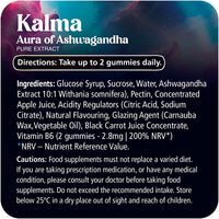 Innooova Kalma Ashwagandha Gummies, 3000mg Helps Reduce Stress, Boost Focus and Improve Sleep, Ashwagandha Root Extract Supplement, Natural Ingredients, Vegan, Gluten-Free Apple Flavour 60 Gummies