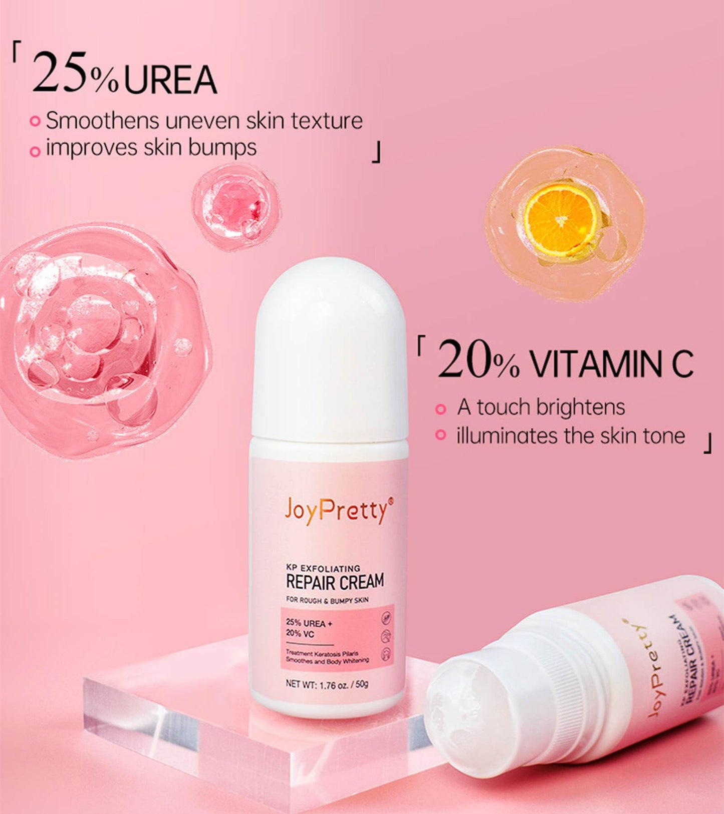 Grospe Skin Exfoliating Repair Cream, Chicken Skin Care Cream, Strawberry Legs Treatment Body Cream, Hydrating Moisturising Refreshing Skin Fragrance Repair Body Lotion 50g