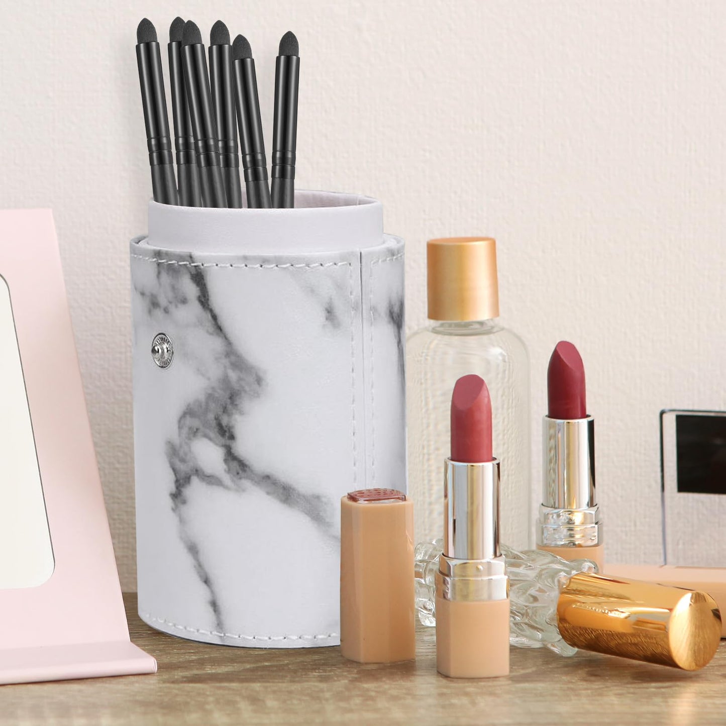WLLHYF Eyeliner Smudge Brush Pencil Pointed Professional Applicator Blending Sponge Brush Stick for Eyeshadow Eyebrow Reusable Makeup Tool Pencil Brush Set