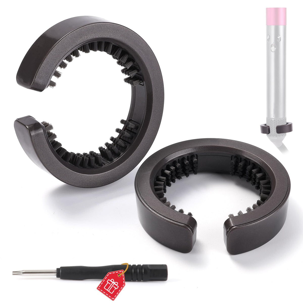 WYWY.Wide 2PCS Filter Cleaning Brush Compatible with Dyson Airwrap HS01 HS05 Hair Styler, Filter Brush for Part No.969760-01