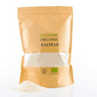 Organic Baobab Powder Supplement Vitamin C Digestion Stomach Health Africans Fruit Vegan (500g)