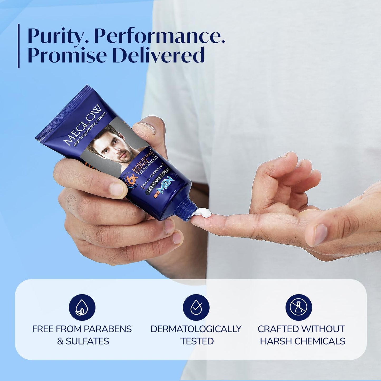 Meglow Premium Fairness Cream Spf 15 For Men (50G)