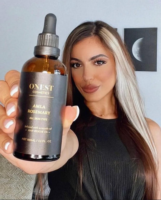 Generic Amla Rosemary Hair Oil, 100% Organic unisex Natural Hair Oil For Hait growth and smoothness by Onest Cosmetics