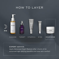 Medik8 Advanced Night Restore - Rejuvenating Multi-Ceramide Night Cream - Moisturiser - Deeply Nourish and Visibly Firm Your Complexion While You Sleep - 50ml