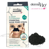 Derma V10 Deep Cleansing Charcoal Nose Pore 6 Strips