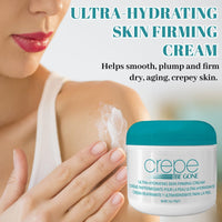 Cureluxe Crepe Be Gone Neck Cream - Crepe Be Gone Body Souffle - Neck Firming Cream - Ultra Hydrating Skin Firming Crea_m for Chest,Arms & Legs - Body Cream for Deep Hydration (85g)