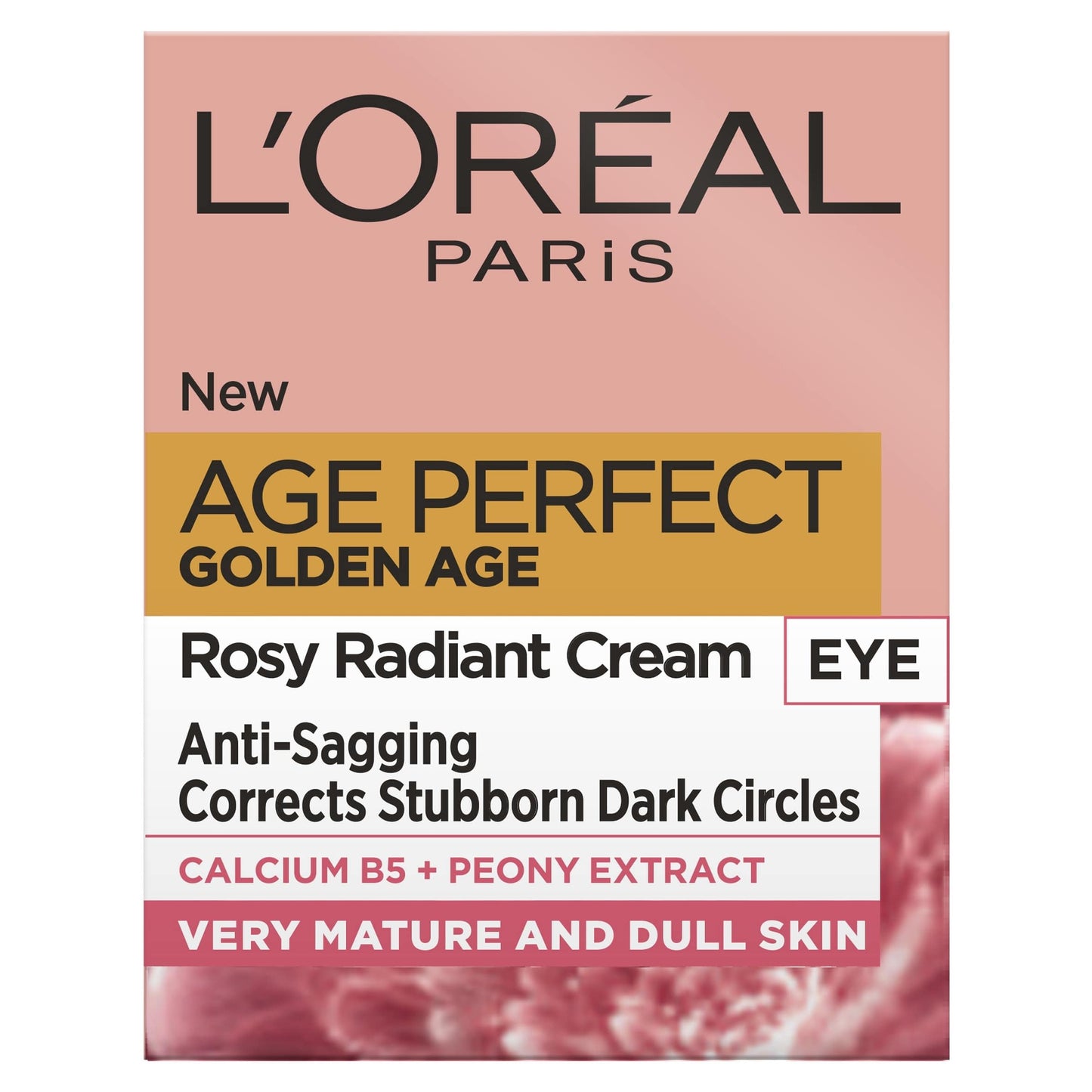 L'Oreal Paris Golden Age Rosy Glow Eye Cream Dark Circles 15 Ml