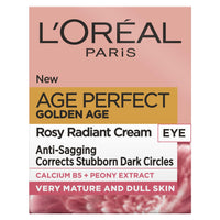 L'Oreal Paris Golden Age Rosy Glow Eye Cream Dark Circles 15 Ml