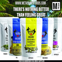 MetaSuperfoods Sea Moss and Bladderwrack 60 Capsules (3600mg) High Potency | UK Made | Vegan | Non GMO | No Binders No Fillers No Additives | Dr Sebi
