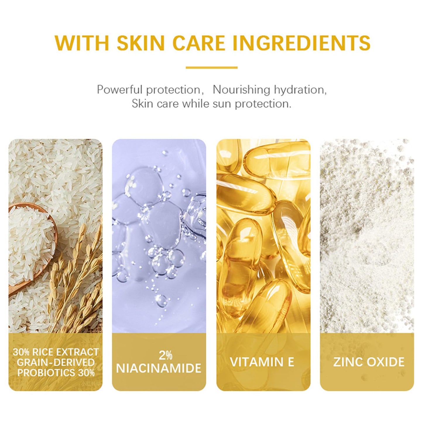 Korean Mineral Sunscreen SPF 50 PA+ – 30% Rice Extract, Broad Spectrum Sun Cream, Lightweight & Non-Greasy Face Moisturiser, Natural & Gentle Formula