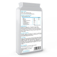 L-Tryptophan Sleep Complex with Lemon Balm & Chamomile and Added Magnesium, Niacin & Vitamin B6 - Natural Alternative to Melatonin - 120 Capsules/ 4 Month Supply – Made in The UK