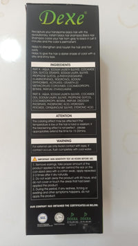 Dexe Black Hair Shampoo 400 ML Instant Hair Darkening Dye for Men Women Black Color - Easy to Use - Lasts 30 Days - Fast Acting Natural Ingredients