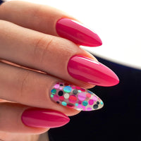 Mylee Dual Nail Forms - 12 Sizes to choose from - Reusable, 120 nail forms for multiple applications - Acrylic Nail Molds, For Polymer Gel Nail Extension