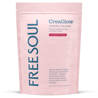 Free Soul CreaGlow | Marine Collagen + Creatine + Electrolytes | Raspberry