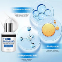 Heefeng Pore Shrinking Invisibility Filler Primer,Pore Minimizer Primer,Pores Reducer For Face,With Hyaluronic Acid,Smooths Conceals,Blurring Poreless Face Primers,Oil-Control,For All-Day Wear Makeup,50g