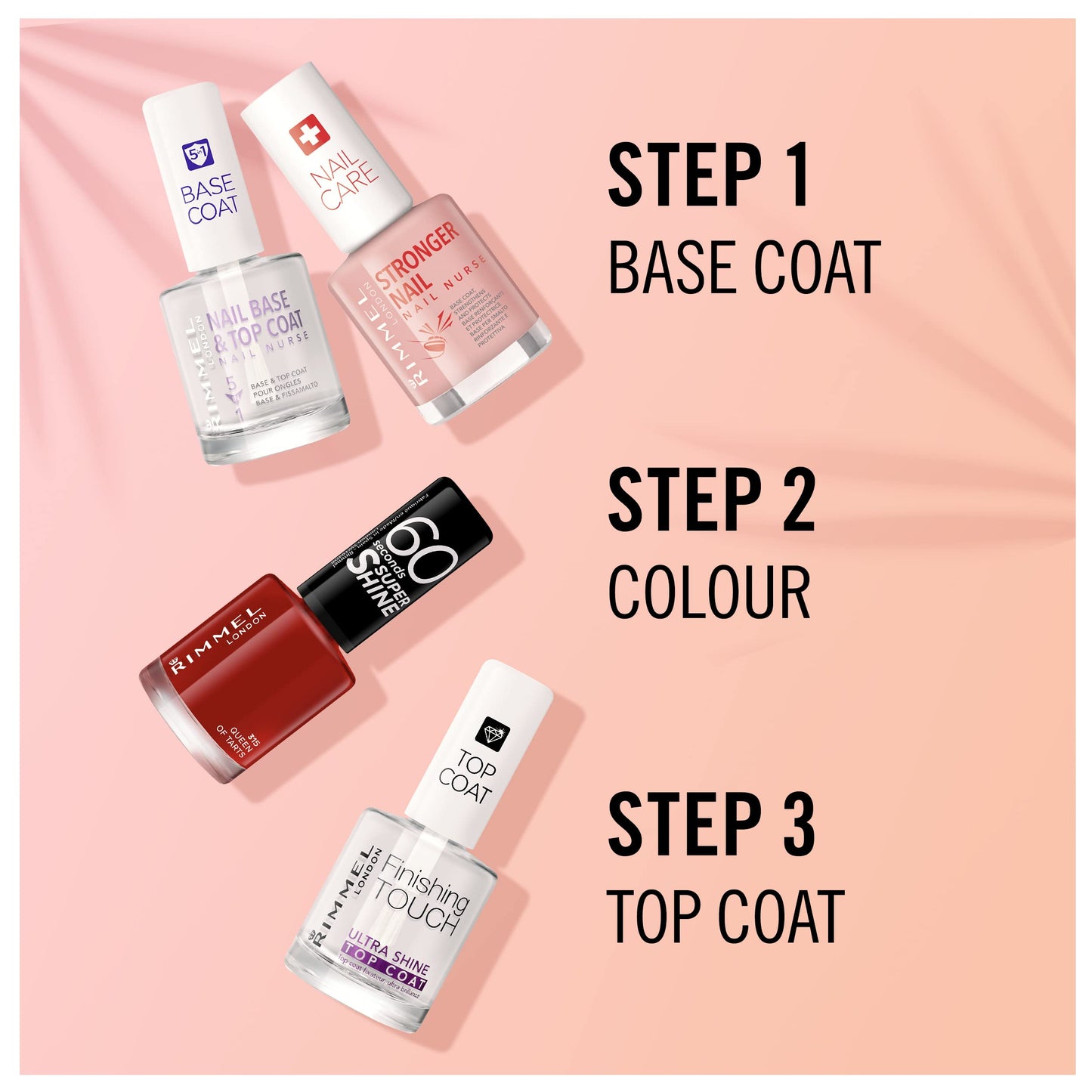 Rimmel London Nail Nurse Stronger Nail Polish, 12ml