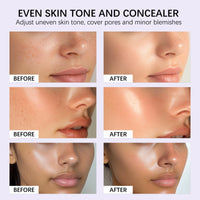 AHVKNU Skye Color Changing Magic Foundation,Colour Changing Foundation,SPF 15 Sun Protection,All Day Flawless Warm Skin Tone BB Cream Makeup Base Concealer,Self-Adjusting Shade for All Skin,30ml