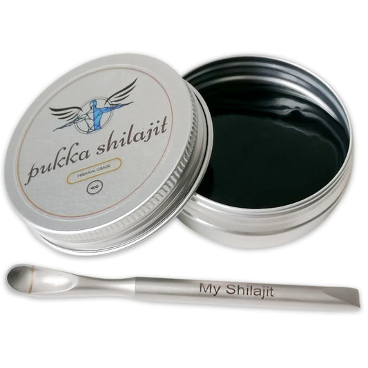 Generic Ultimate Authentic Premium Pukka Shilajit - 100% Pure Himalayan Organic Resin with High Potency Fulvic Acid & Trace Minerals for Energy & Vitality for Men and Women - (40g)