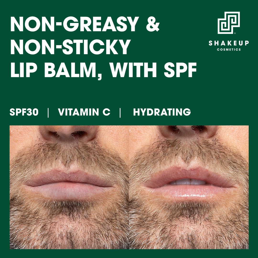 Shakeup Cosmetics Lip Hero, SPF 30 Men's Vitamin C Lip Balm - 10g