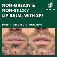 Shakeup Cosmetics Lip Hero, SPF 30 Men's Vitamin C Lip Balm - 10g
