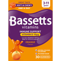 BASSETTS VITAMINS Bassetts Vitamins 3-11 Years Orange Flavour Immune Support 30 Gummies