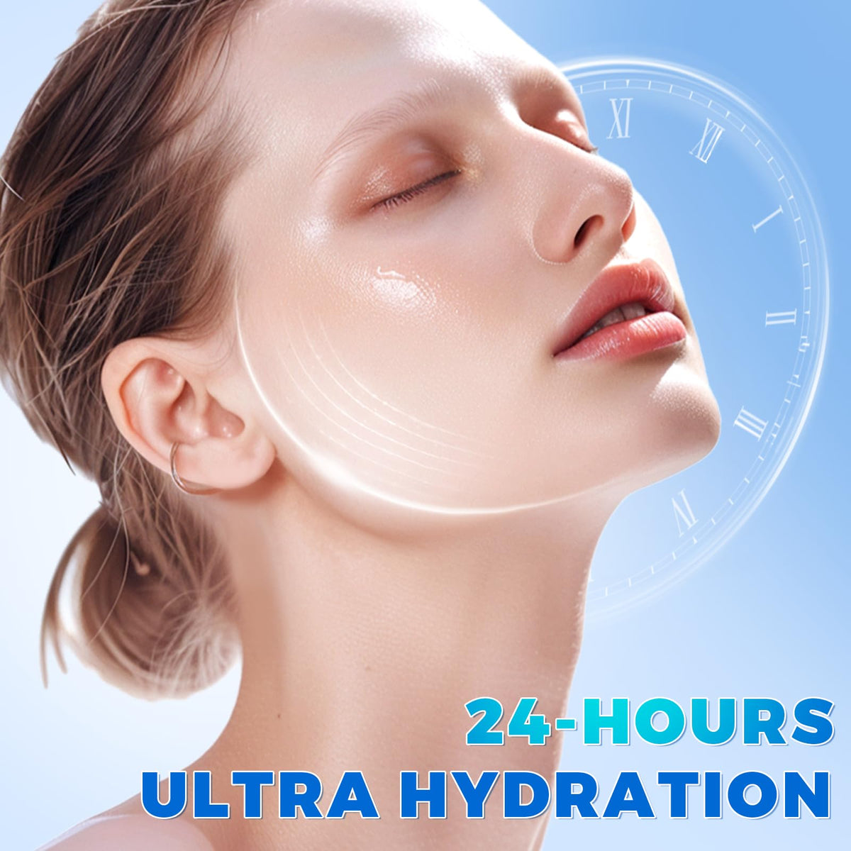 IWKDIJ 30pcs Ultra-Hydrating Acid Serum-1.2ml Hyaluronic Acid Ultra-Hydrating Vials with 3% Hyaluronic Acid,-Sensitive-Soothing-Anti Aging Serum for Face