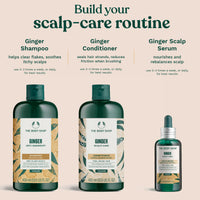 The Body Shop Ginger Anti-Dandruff Shampoo (1x 250ml), Clarifying Shampoo for Dry, Itchy and Flaky Scalp, Vegan Haircare, Suitable for Sensitive Scalps