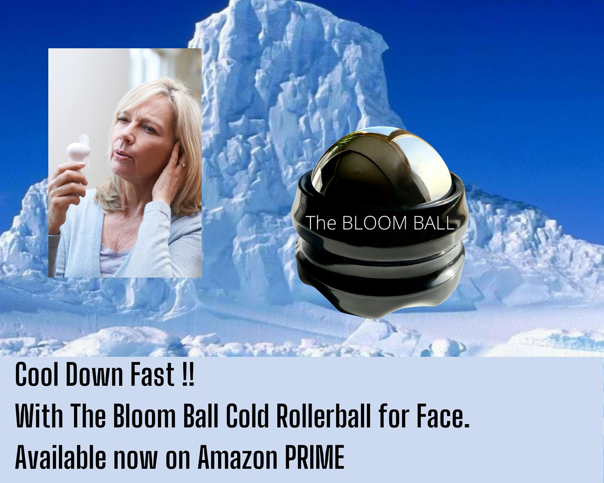 Bloom Health and Beauty The Bloom Ball Instant relief from Menopausal Hot Flushes and Night sweats, Menopause support a happy alternative to HRT and menopause tablets for women.