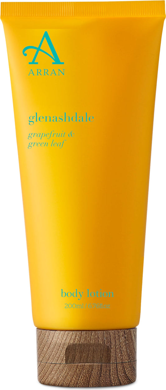 Arran Sense of Scotland Glenashdale Body Lotion (200ml) with Grapefruit, Lemon, and Bergamot – Invigorating and Moisturising for Soft, Hydrated Skin
