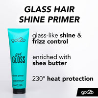 got2b gotGLOSS hair primer lotion for glossy and glass-like hair, with heat protection and shea butter 150 ml