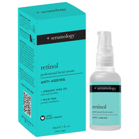 SERUMOLOGY RETINOL Professional Face Serum 30ml, 100% Plant Based Natural Skincare Anti-Ageing Serum