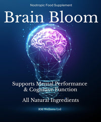 Brain Bloom Nootropic Supplement, Memory Support, Cognitive Function, Brain Health, Performance, Focus & Alertness - 90 Day Supply