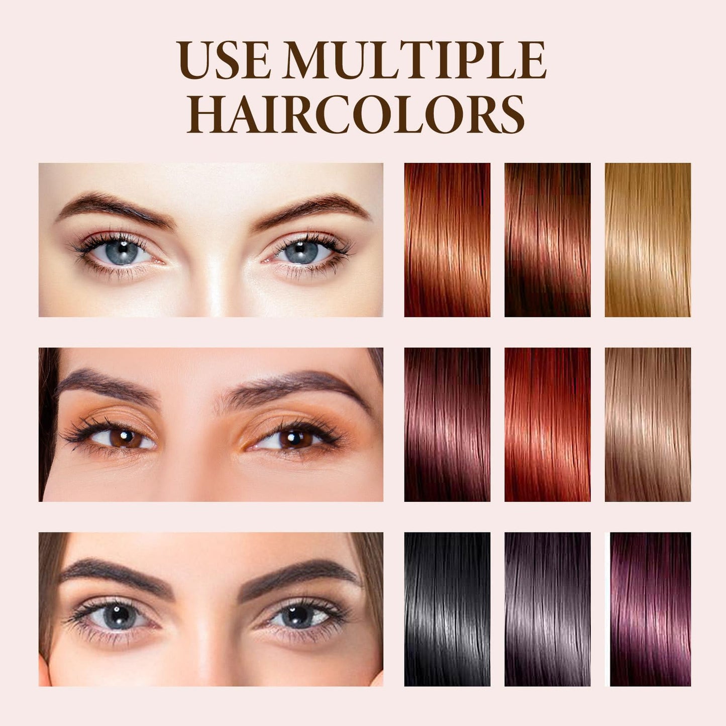 Eyelash Tint Black - Lash Tint and Eyebrow Dye - 2-In-1 Tint Kit - Volume Lashes and Full Brows Last Up to 4 weeks - Suitable for Home Use with All Tools (Brown) Eyebrow Gel