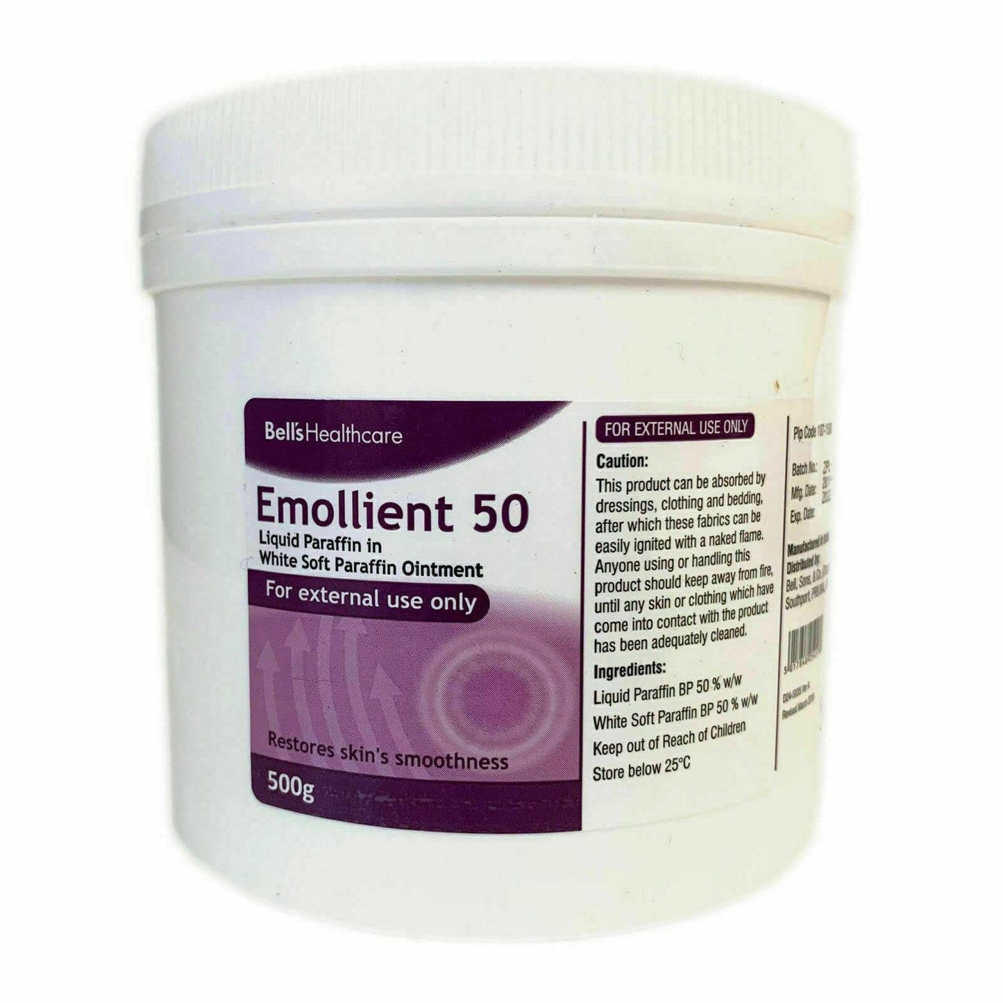 Emollient 50 Paraffin (Bells), 250 g